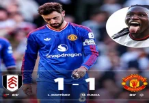 MU Selamat dari Kekalahan saat Bertandang ke Fulham