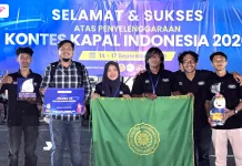 Tim UMY Raih Juara II Kontes Kapal Indonesia