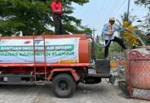 Dua Sekolah di Merdikorejo Sleman Disasar Droping 4.000 Liter Air Bersih