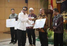 Komitmen Jamin Tenaga Kerja, Pemkab Sleman Sabet 4 Kejuaraan Jamsostek Award
