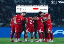 Timnas Indonesia Naik ke Posisi 117 Dunia