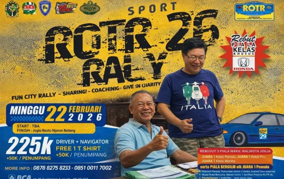 Sesepuh Time Rally Jogja Ramaikan Ajang ROTR 2026