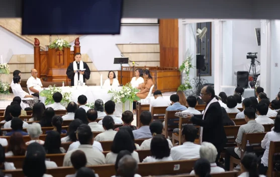 GKJ Sarimulyo Menggelar Ibadah Kamis Putih, Sambut Pekan Suci Paskah