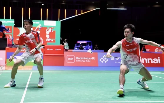 Raymond/Nikolaus Terhenti di babak 32 besae Daihatsu Japan Open 2026