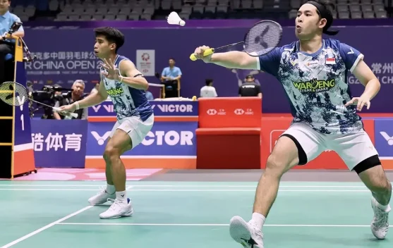Sabar/Reza Sukses Libas Pasangan Malaysia  di Babak 32 Besar China Open 2026