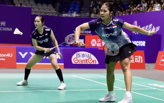 Mengejutkan, Rachel/Febi Tumbangkan Unggulan Tuan Rumah di China Open 2026