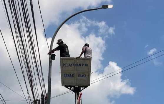 Hindari Lakalantas, Pemkab Sleman Perbaiki Penerangan Jalan Umum