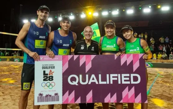 Brasil Borong Tiket Voli Pantai Amerika Selatan menuju Olimpiade LA 2028