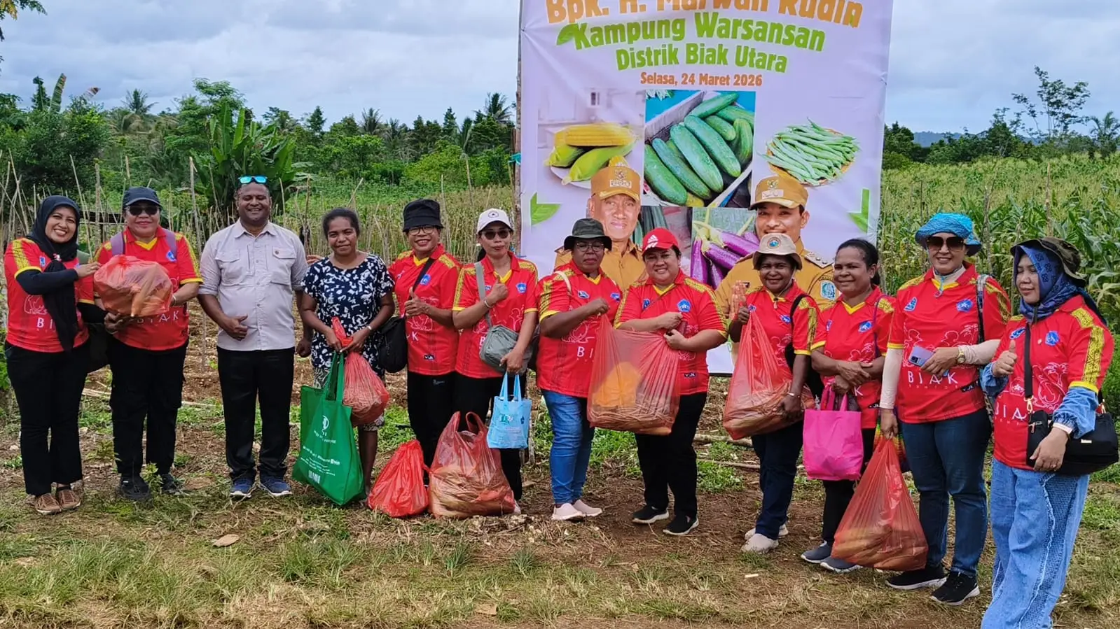 Ketua GOW Biak Numfor, Ajak Para Ibu, Jaga Ketahanan Pangan - RRI.co.id