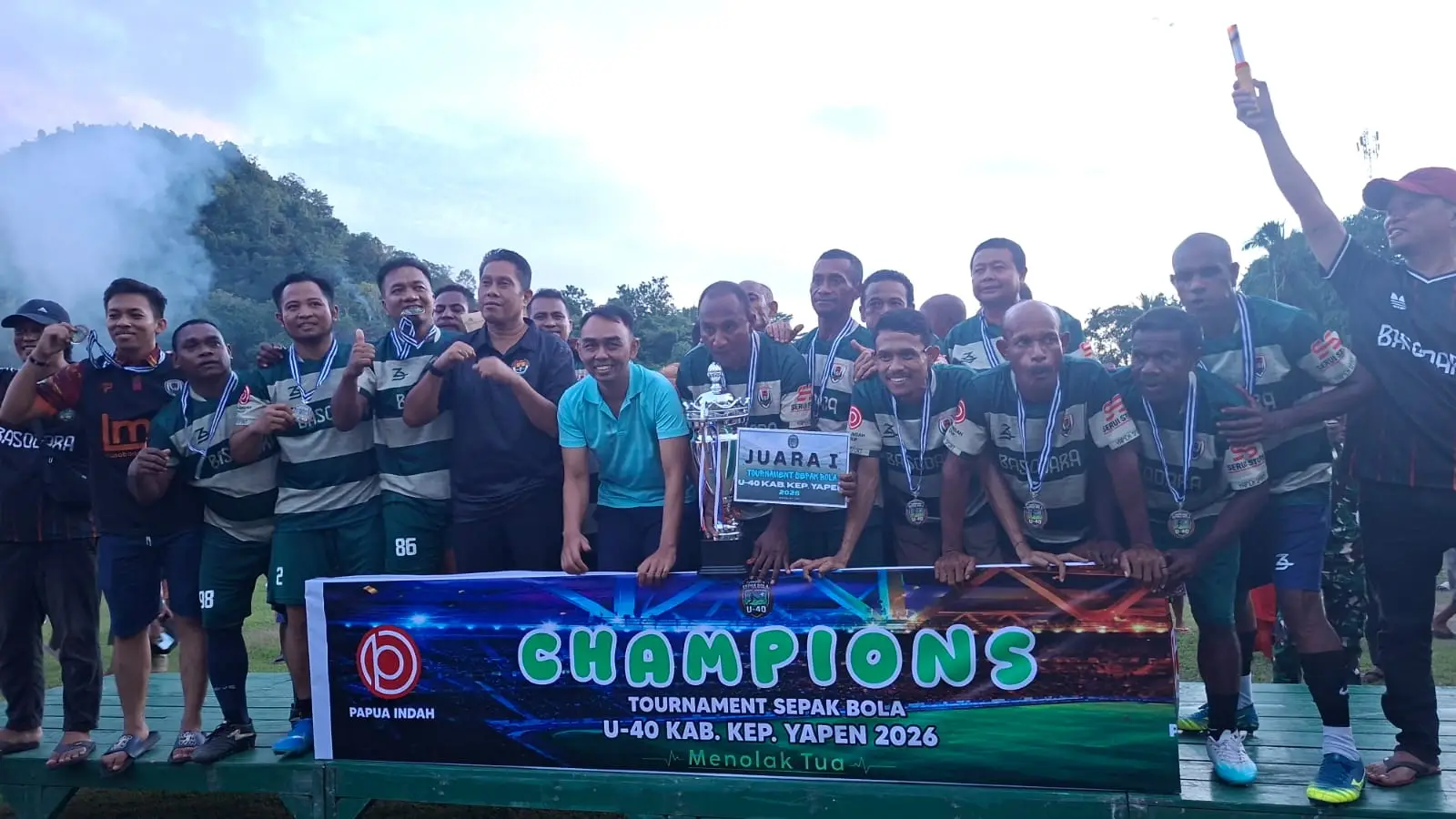LMP A Bersama Dandim 1709 Yawa