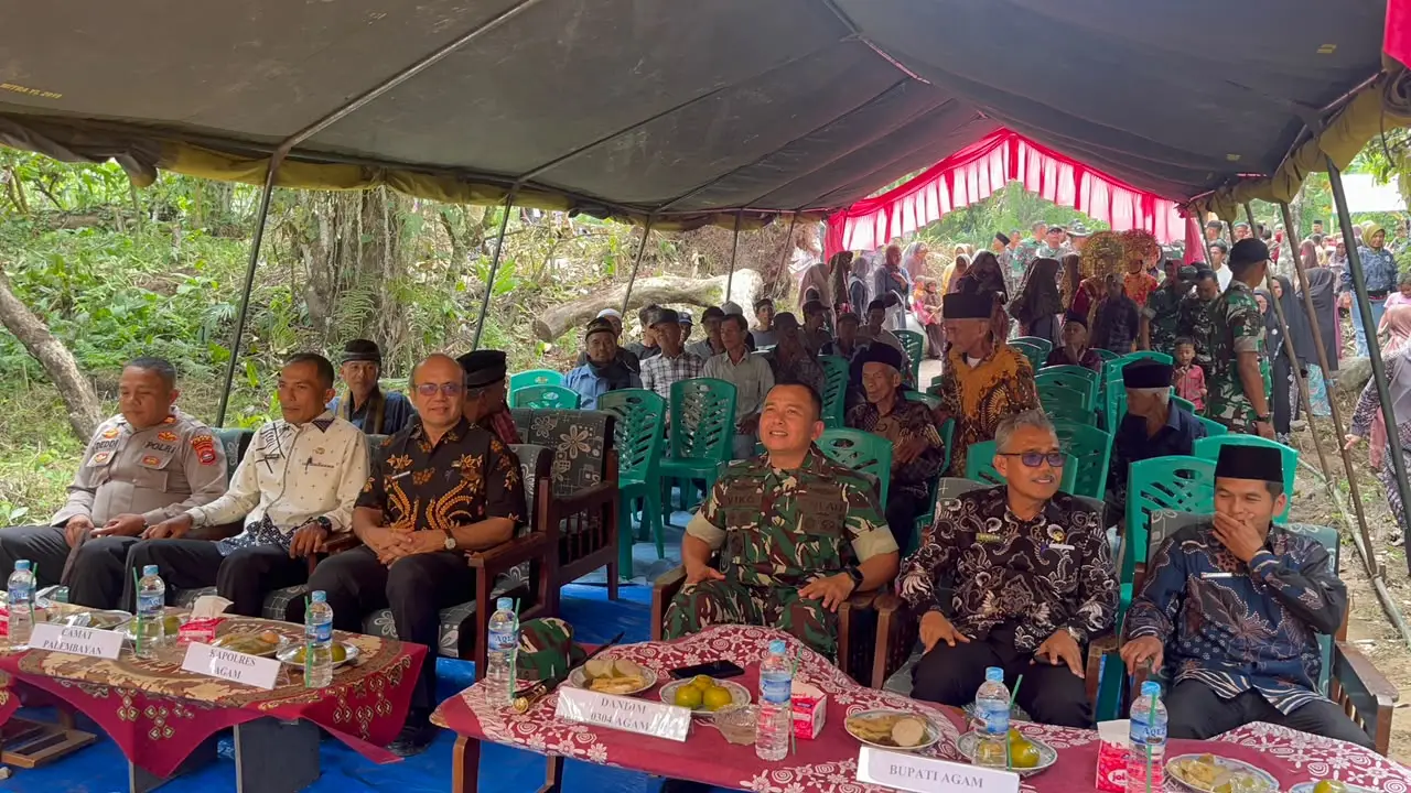 Dandim 0304 Agam Resmikan Jembatan Garuda Perkuat Akses Warga - RRI.co.id