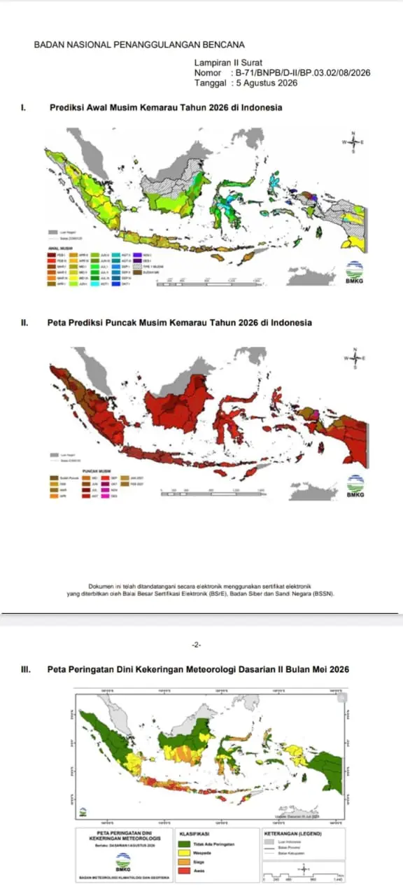 Peta Prediksi Cuaca (Poto: BMKG/RRI Ranai/Saleh)
