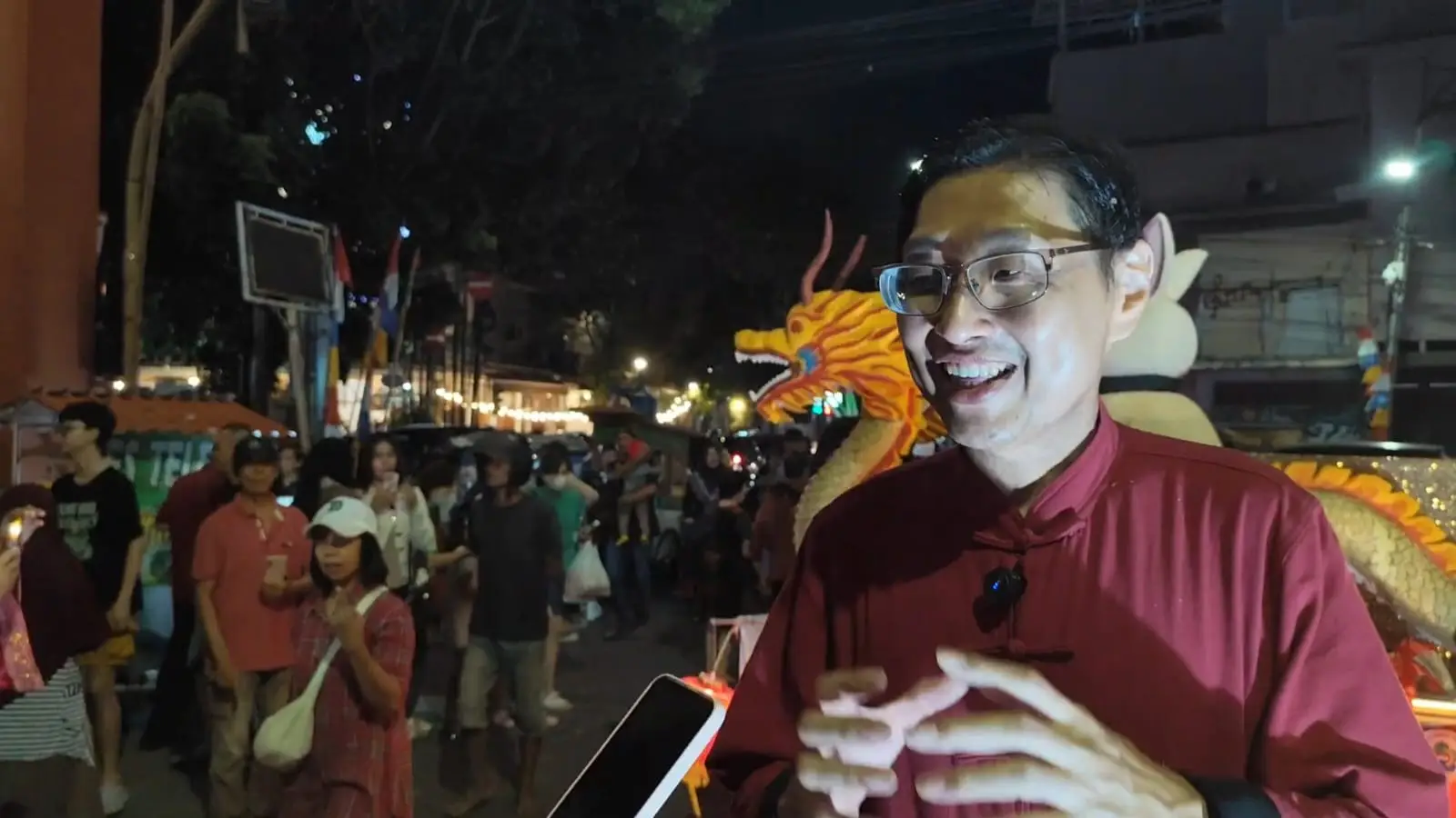 Ketua Panitia Kenduri Festival Kue Bulan 2026 Budiman Tanah Djaya